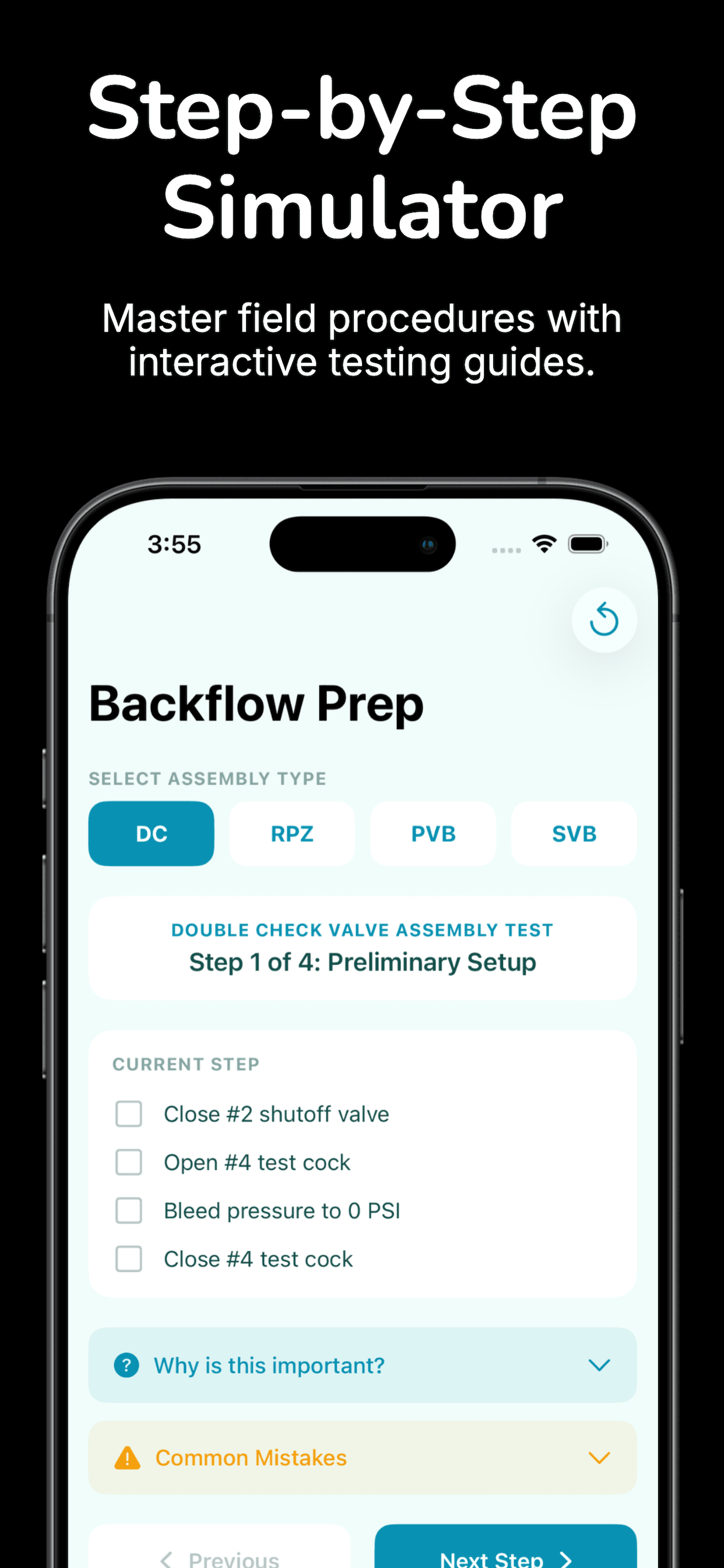 Backflow Tester Prep screenshot 7