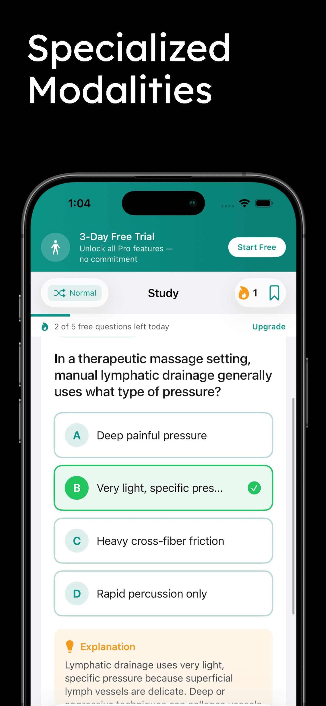 Massage Therapy Prep screenshot 10