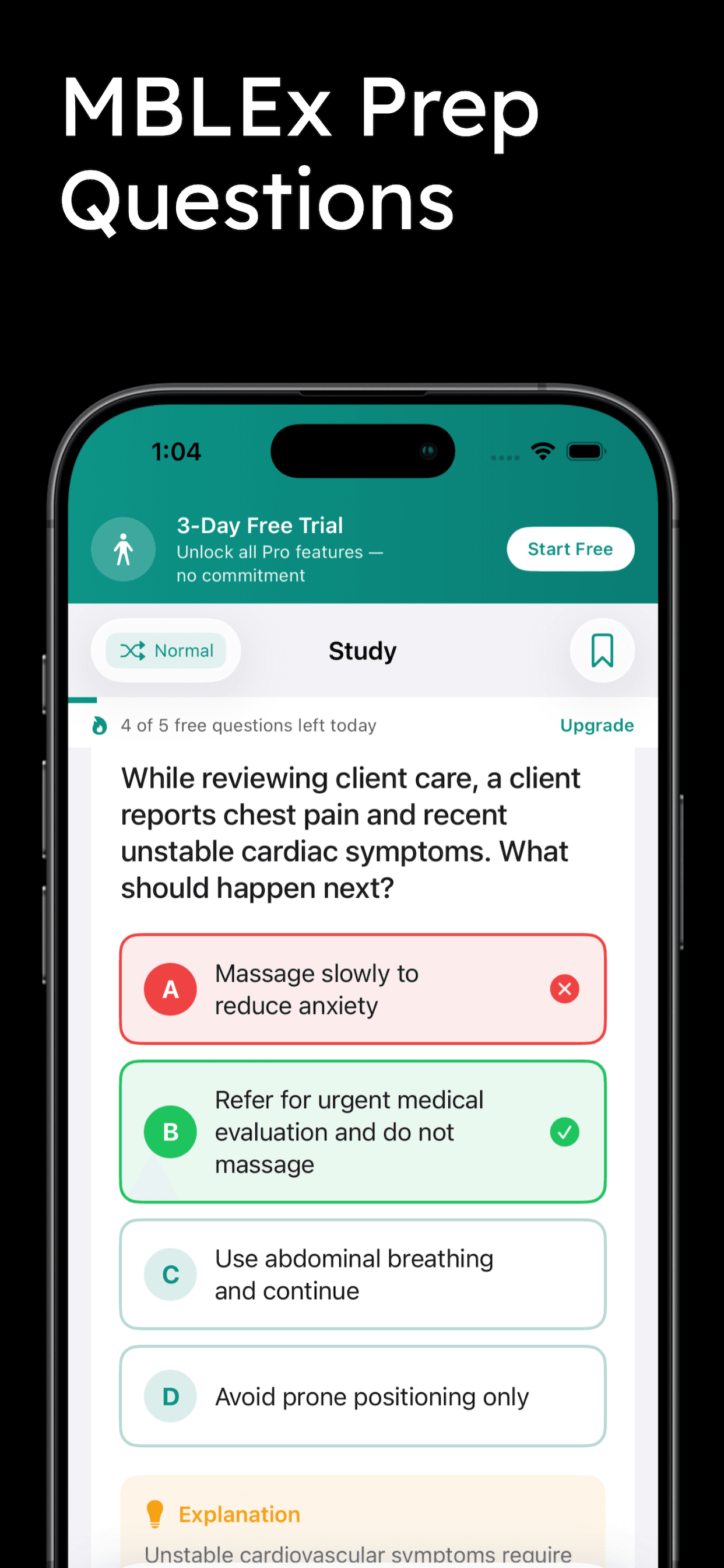 Massage Therapy Prep screenshot 7