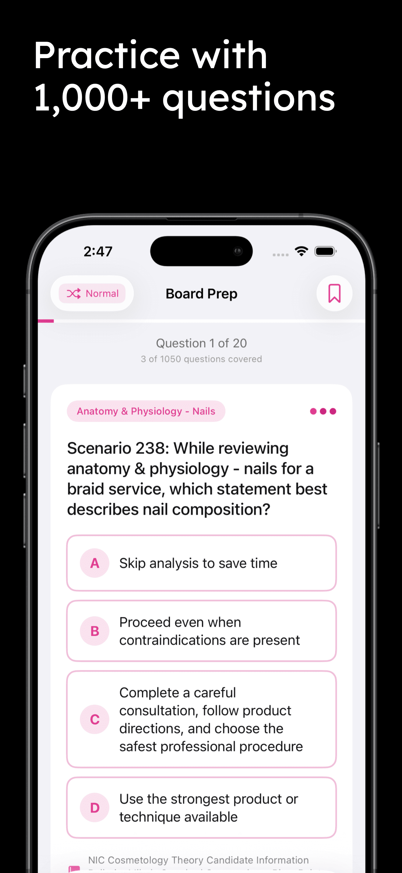Cosmetology Board Prep screenshot 5