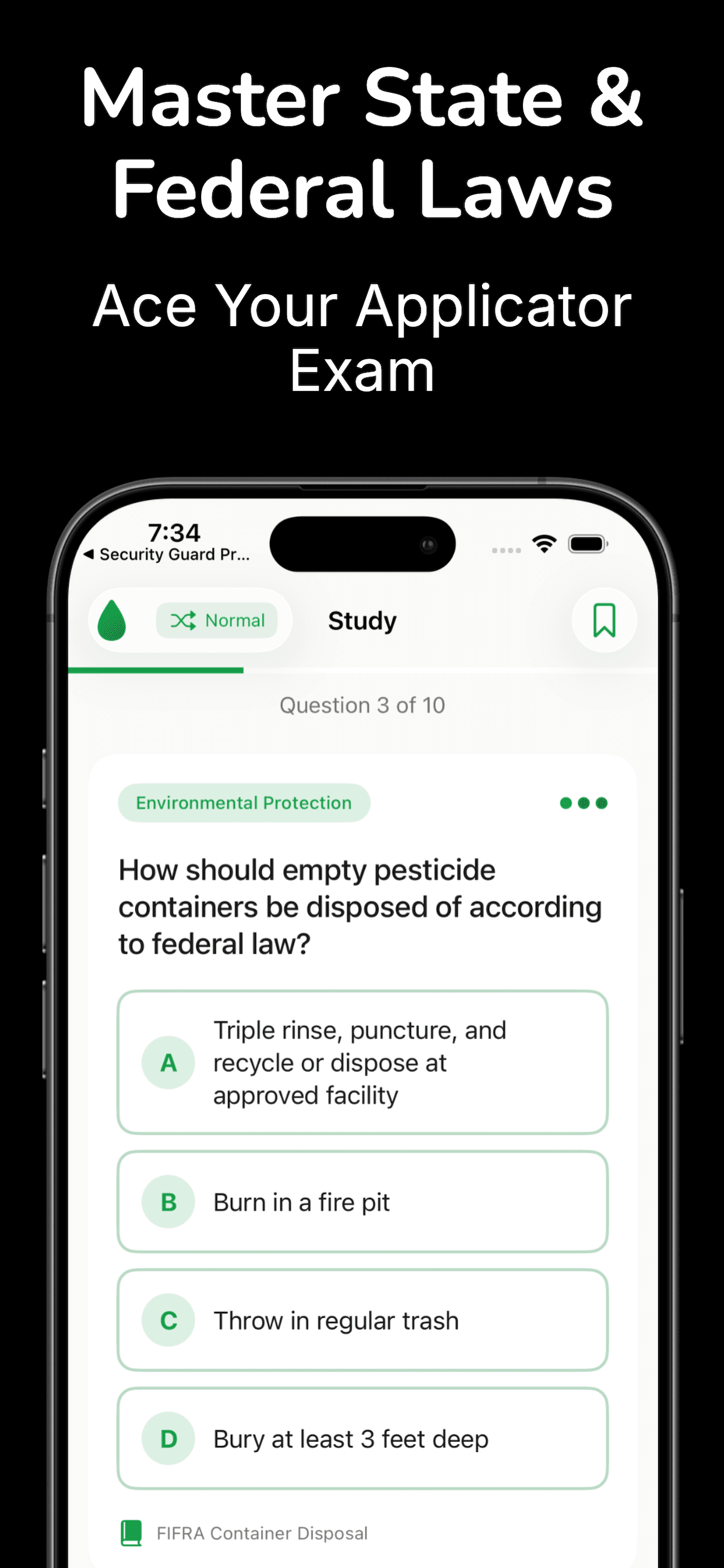 Pesticide Applicator Prep screenshot 7